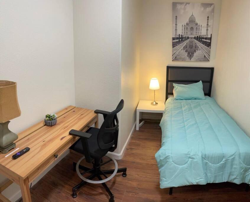 Brand New 2Br Cute Blue Led In North Fresno Daire Dış mekan fotoğraf